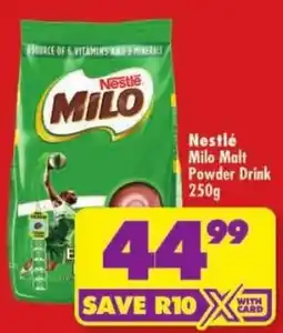 Shoprite Nestlé Milo Malt Powder Drink offer