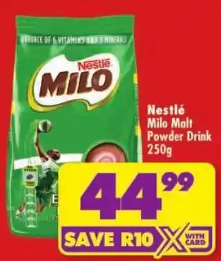 Shoprite Nestlé Milo Malt Powder Drink offer
