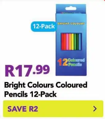 Shoprite Bright Colours Coloured Pencils offer