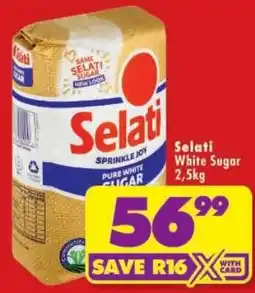 Shoprite Selati White Sugar offer