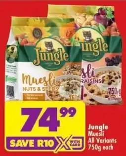 Shoprite Jungle Muesli offer