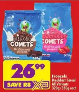 Shoprite Froozels Breakfast Cereal offer