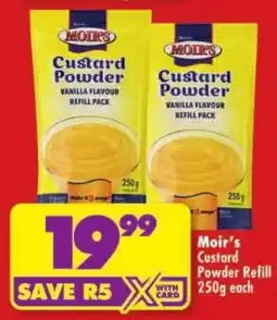 Shoprite Moir's Custard Powder offer