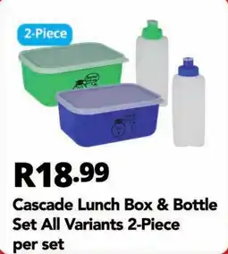 Shoprite Cascade Lunch Box & Bottle Set offer