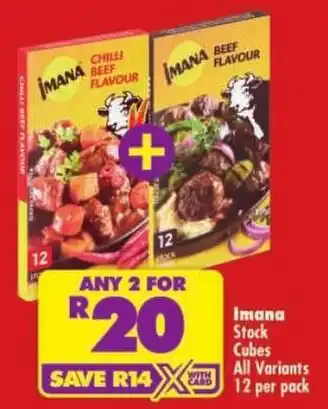 Shoprite Imana Stock Cubes offer