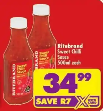 Shoprite Ritebrand Sweet Chilli Sauce offer