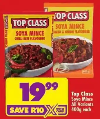 Shoprite Top Class Soya Mince offer