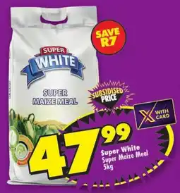 Shoprite Super White Super Maize Meal offer