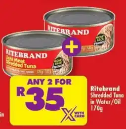Shoprite Ritebrand Shredded Tuna offer