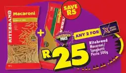 Shoprite Ritebrand Macaroni/Spaghetti Pasta offer
