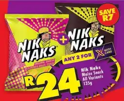 Shoprite Nik Naks Maize Snack offer