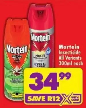 Shoprite Mortein Insecticide offer