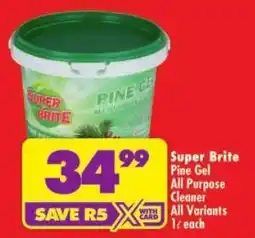 Shoprite Super Brite Pine Gel All Purpose Cleaner offer