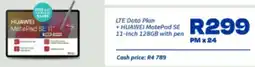 Telkom LTE Data Plan + Huawei MatePad SE 11-Inch 128GB with pen offer