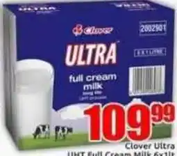 Three Star Cash and Carry Clover Ultra full cream milk offer