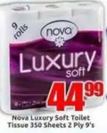 Three Star Cash and Carry Nova Luxury Soft Toilet Tissue offer