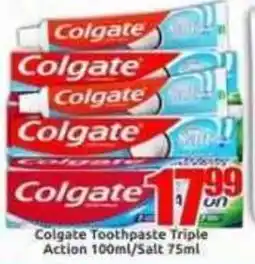 Three Star Cash and Carry Colgate Toothpaste Triple offer
