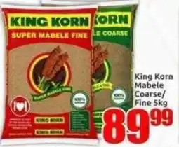 Three Star Cash and Carry King Korn Mabele Fine/Coarse offer