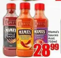 Three Star Cash and Carry Mama's Sauces Assorted offer