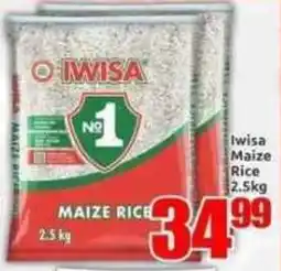 Three Star Cash and Carry Iwisa Maize Rice offer