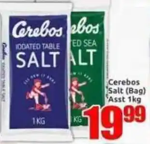 Three Star Cash and Carry Cerebos Iodated Table Salt offer