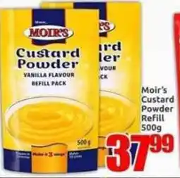 Three Star Cash and Carry Moir's Custard Powder offer