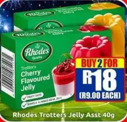 Three Star Cash and Carry Rhodes Trotters Jelly offer