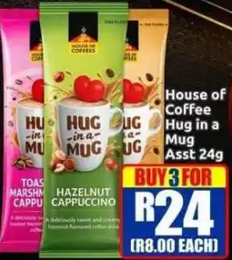Three Star Cash and Carry House of Coffee Hug in a Mug Assorted offer