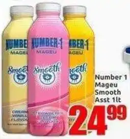 Three Star Cash and Carry Number 1 Mageu Smooth Assorted offer