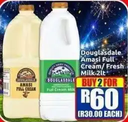 Three Star Cash and Carry Douglasdale Amasi Full Cream Milk offer