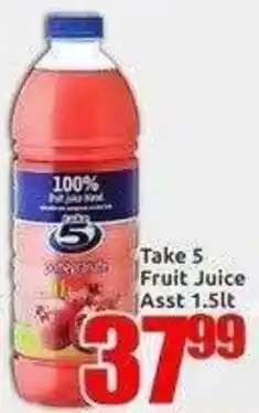 Three Star Cash and Carry Take 5 Fruit Juice offer