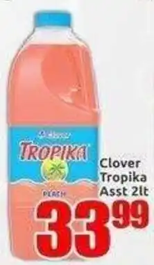 Three Star Cash and Carry Clover Tropika Peach offer