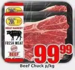 Three Star Cash and Carry MEAT MARKET Beef Chuck offer