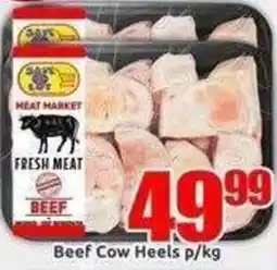 Three Star Cash and Carry MEAT MARKET Beef Cow Heels offer