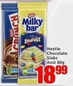 Three Star Cash and Carry Nestle Chocolate Slabs Assorted offer