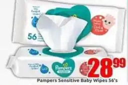 Three Star Cash and Carry Pampers Sensitive Baby Wipes offer