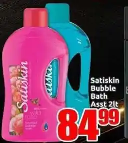Three Star Cash and Carry Satiskin Bubble Bath Assorted offer