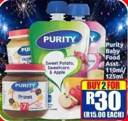 Three Star Cash and Carry Purity Baby Food Assorted offer