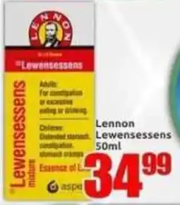 Three Star Cash and Carry Lennon Lewensessens offer
