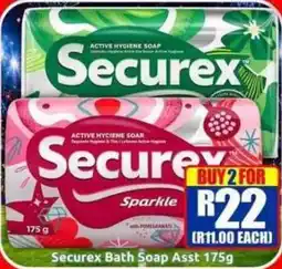 Three Star Cash and Carry Securex Bath Soap Assorted offer