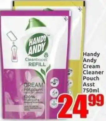 Three Star Cash and Carry Handy Andy Cream Cleaner Pouch offer