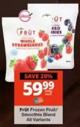 Checkers Früt Frozen Fruit/ Smoothie Blend offer