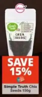 Checkers Simple Truth Chia Seeds offer
