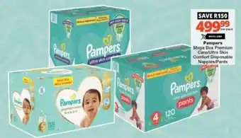 Pampers Mega Box Premium Care/Ultra Skin Comfort Nappies/Pants