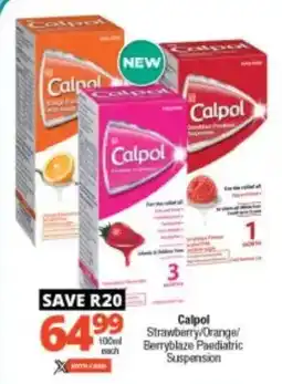 Checkers Calpol Paediatric Suspension offer