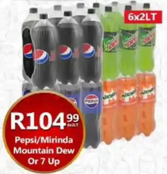 Take 'n Pay Pepsi/Mirinda Mountain Dew Or 7 Up offer