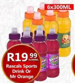 Take 'n Pay Rascals Sports Drink Or Mr Orange offer