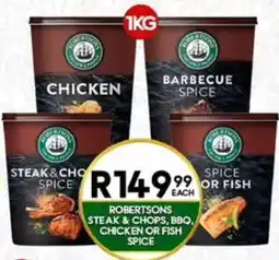 Take 'n Pay Robertsons Steak & Chops, BBQ, Chicken or Fish Spice offer