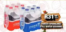 Take 'n Pay THIRSTI SPARKLING/STILL WATER offer