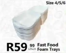 Take 'n Pay Fast Food Foam Trays offer